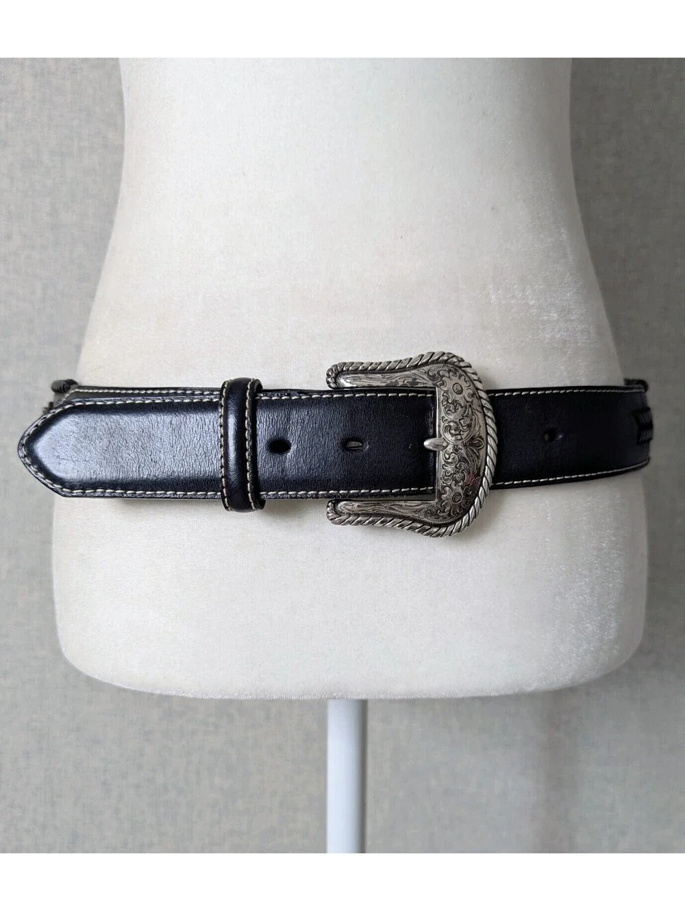 Vintage Nocona Belt Co. leather western belt - Size 38